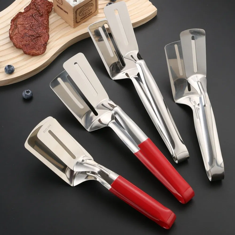 Multifunctional Steak Clip Frying Shovel BBQ Tongs Frying Fish Spatula Mi25748