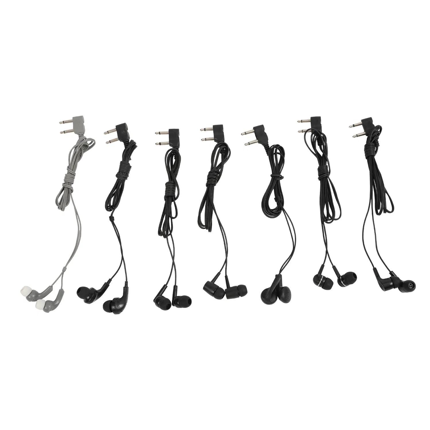 Airline Audio Guide Customized Earphones 3.5mm Plug in Ear Promotional Aircraft Disposable Wired Aviation Earphones