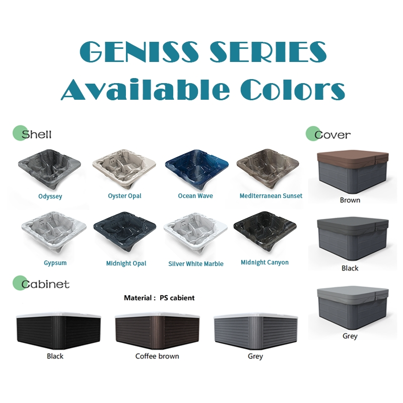 Гидромассажная ванна LOVIA на 5 человек с озоновой системой