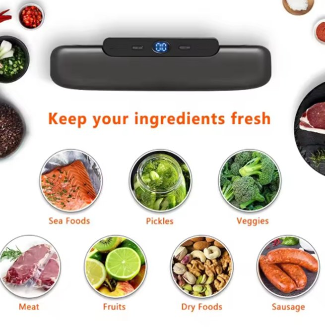 Автоматическая вакуумная упаковочная машина для дома