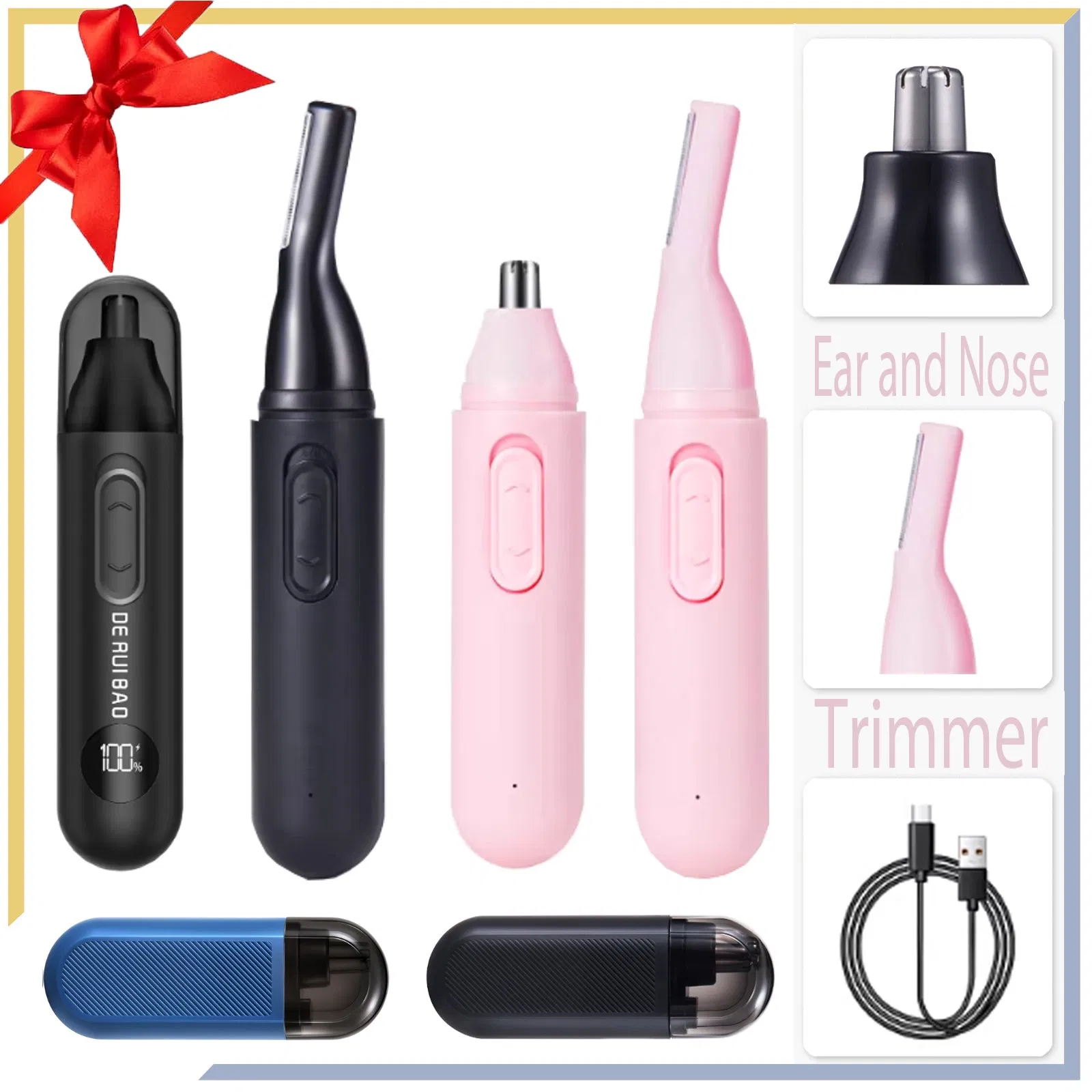 Professional LED Visualized Power Nose Hair Trimmer