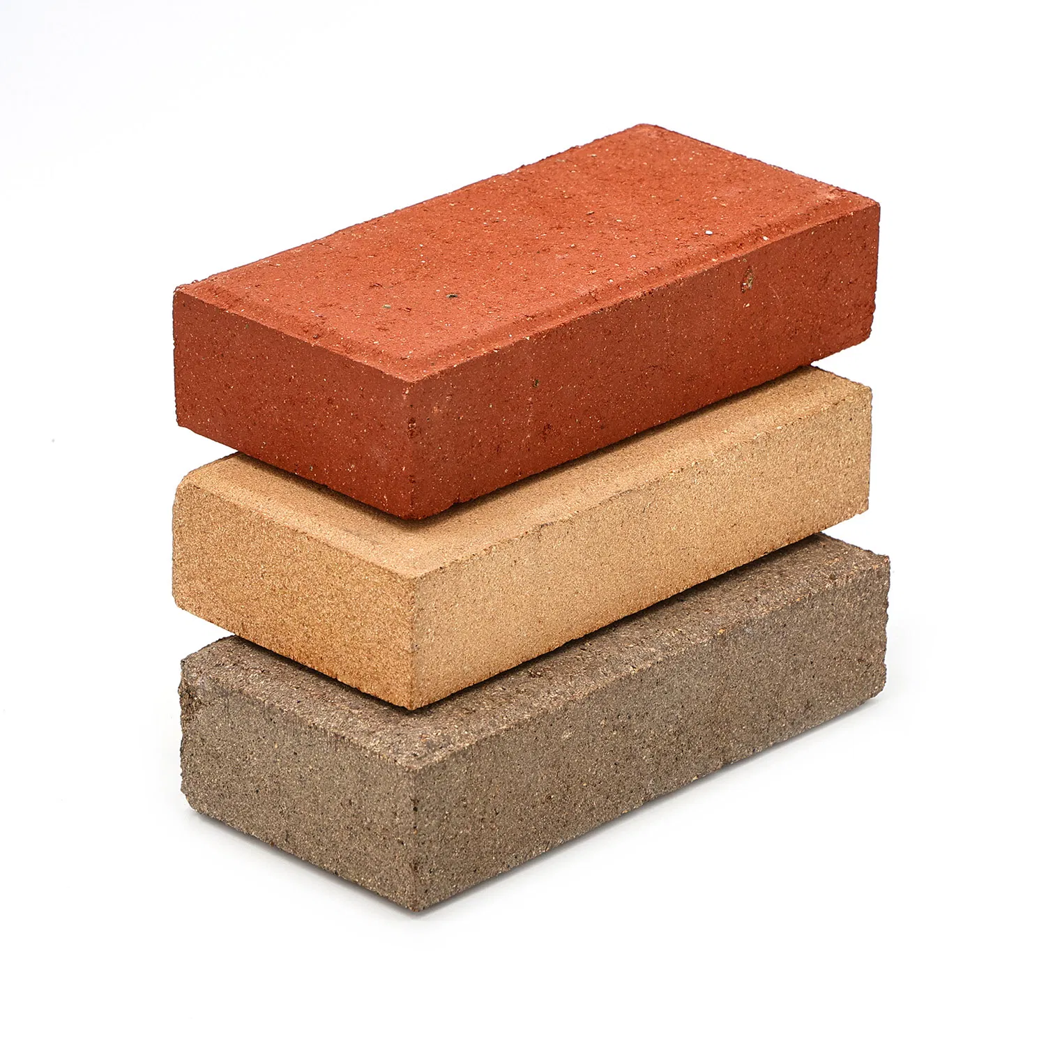 Cheap Price Colorful Bread Park Square Paver Brick for Outdoor Project Square Sidewalk Street Guiding Blind Road Sintered Paver Garden Floor Wall Building Cladd