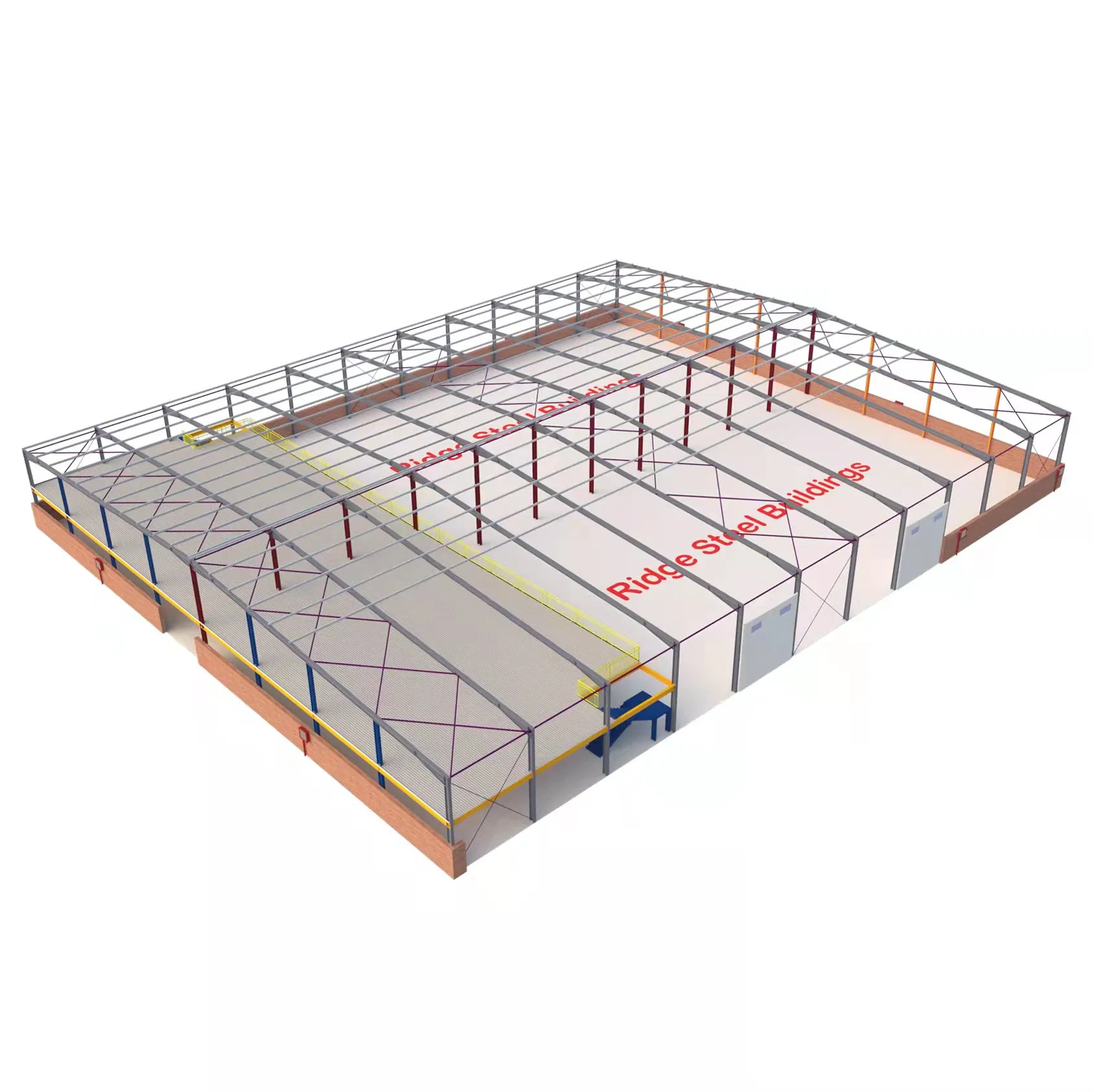 1000 Sqm Steel Structure Prefabricated Poultry House Farm Building Design in Philippines