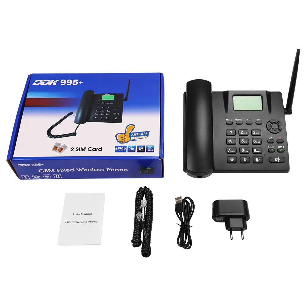 Reliable GSM Fixed Wireless Desk Phone for Home Use