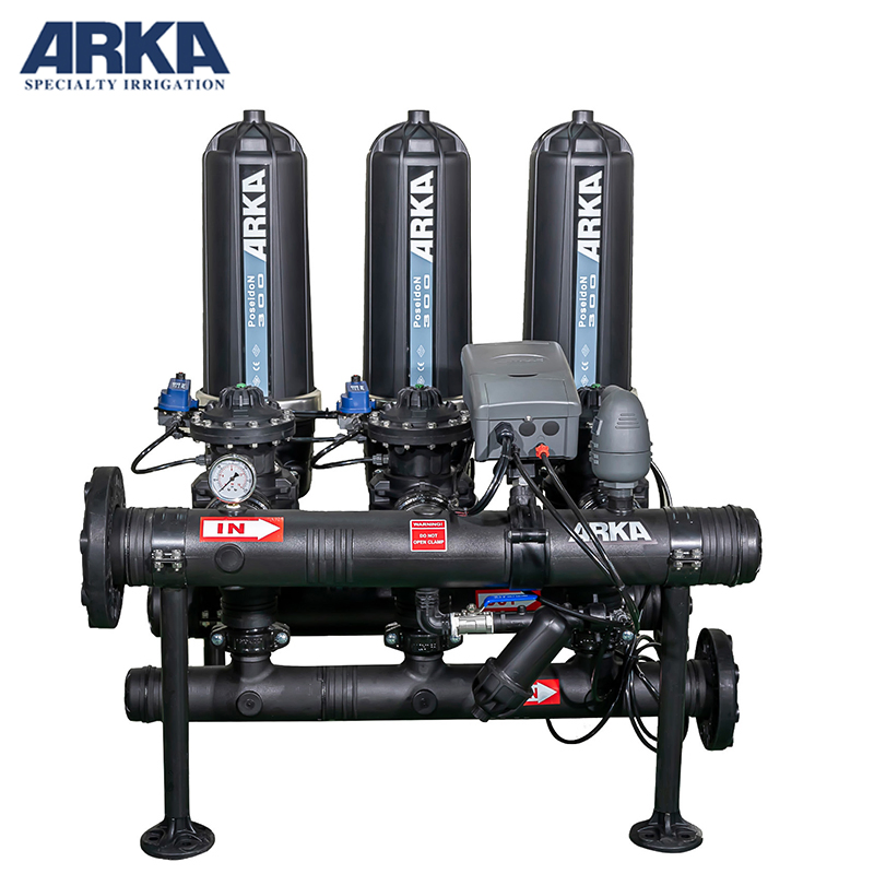 Auto Backwash Disc Filter System 3′ ′ *3for Industrial Thermal Power Plant Filtration