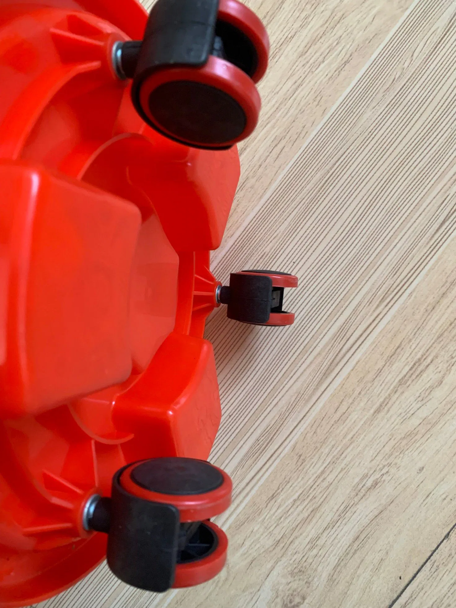 260mm Red Plastic Wheel Factory Direct Moveable Tray/Cart/Pallet