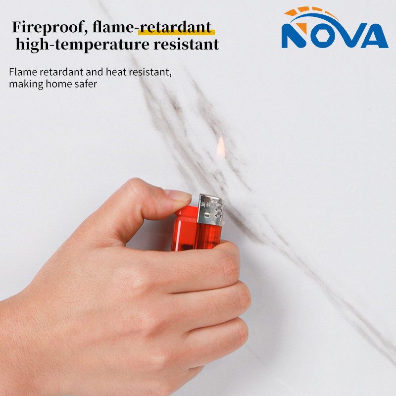 Самоклеящиеся обои-плитка Nova XPE, мрамор, желтый, 30x60 см