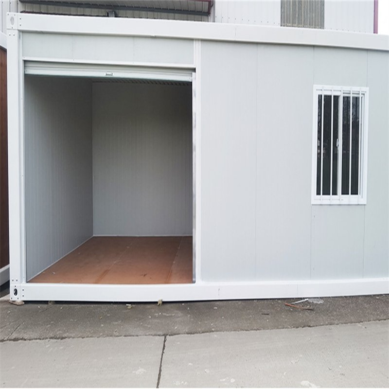 Prefab Tiny Temporary Mobile Modular Garden Tool Storage Container with Roller Shutter Door