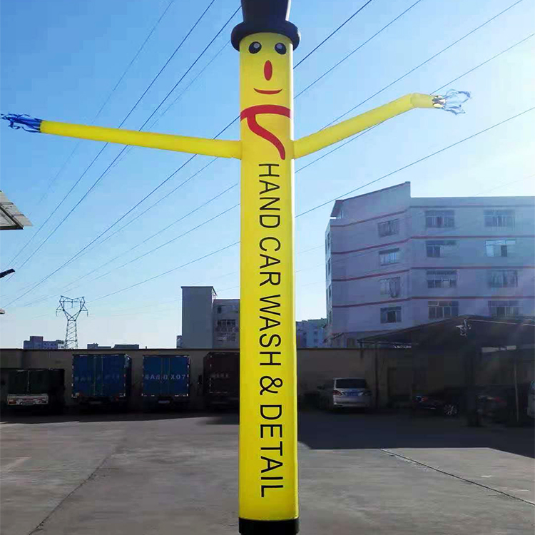 Good Price Inflatable Carton Waves Printed Man Tube Advertising Inflatable Air Sky Dancer
