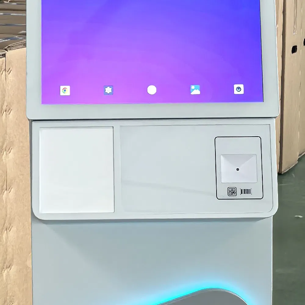 27 Inch Self Service Kiosk with Camera Qr Code and Printer