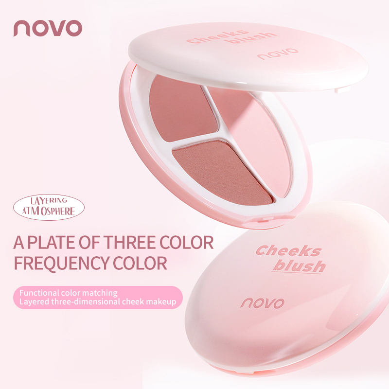 Румяна Balyna Layering Atmosphere, 3 цвета, стойкие