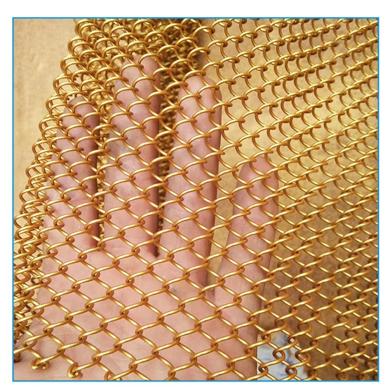 Custom Color Decorative Chain Link Mesh for Store Interior
