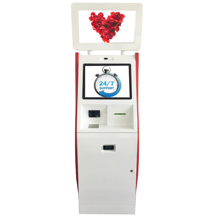 China Standing Self Service Online Internet Ordering Bill Cash Touch Payment Terminal Kiosk Design Manufacturer