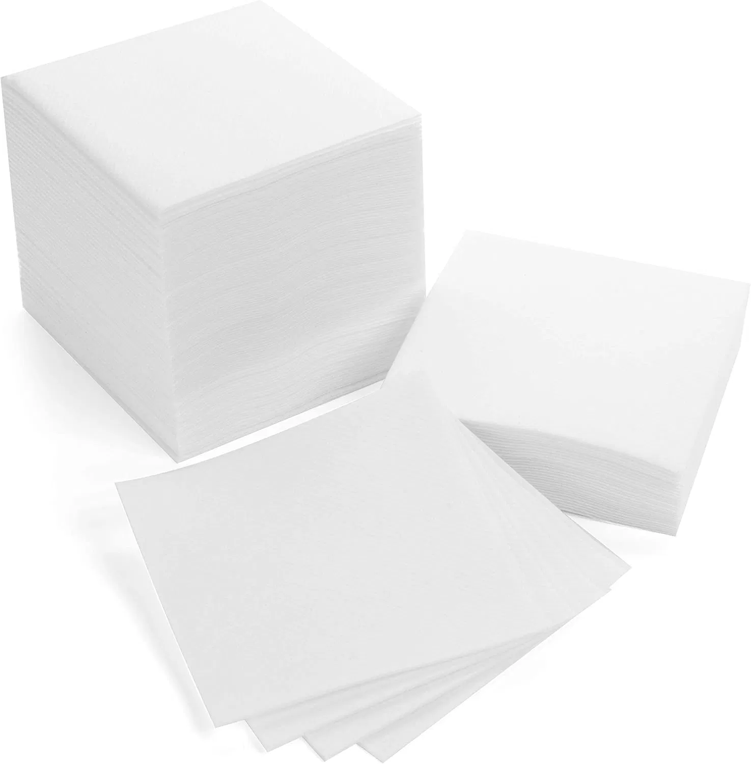 Logo White Cocktail Napkin Paper Napkins Virgin Wood Pulp for Hotel