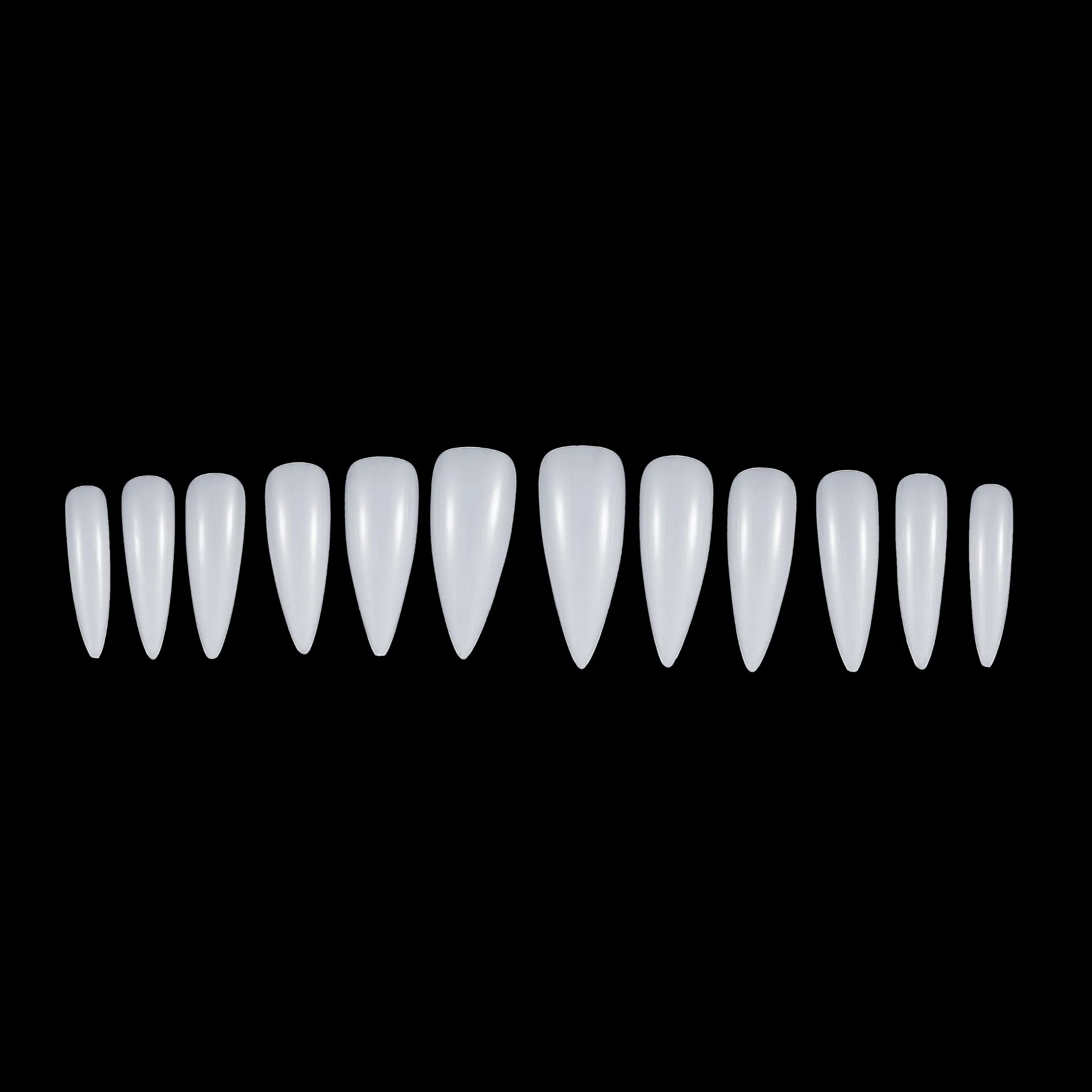 Long False Nails Tips Manicure Artificial White Transparent Full Cover Tips