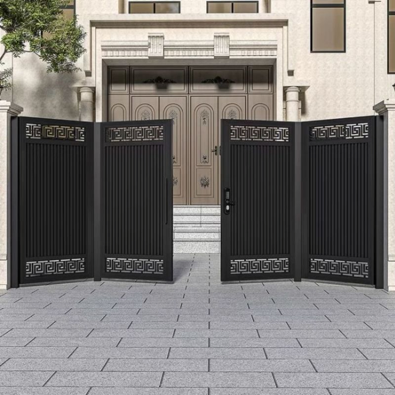 Stylish Traditional Design Aluminum Folding Doors for Luxury Villas Entrance