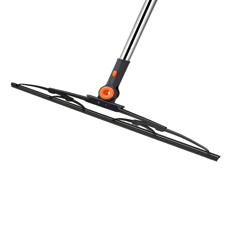 Flat Mop Microfiber Pad Stainless Steel Handle Self-Wringing Home Essential Mop