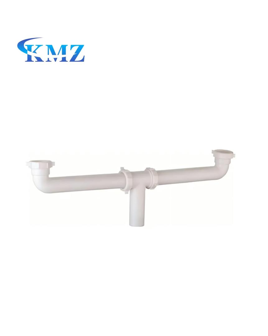High Quality Water Siphon PVC T Trap Plastic Siphon Pipe for Kitchen Sink