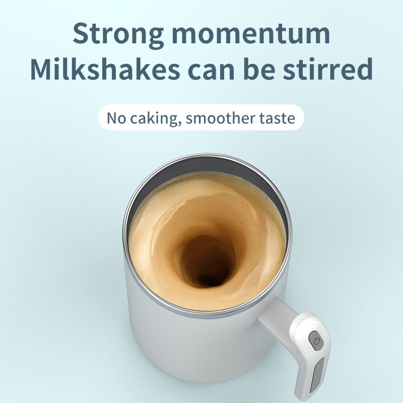 Auto Stirring Mug Magnetic Electric Self Mixing Stainless Steel Cup for Instant Drinks Coffee Tea Hot Chocolate Milk