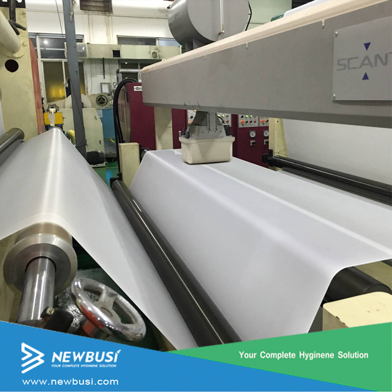 Hot Sales Breathable PE Film Raw Material for Adult Diaper Backsheet