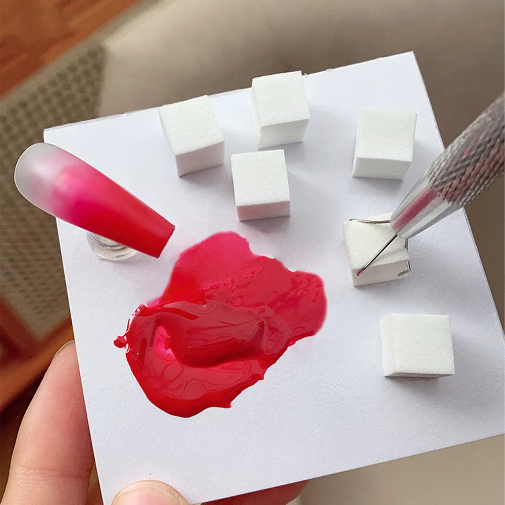 Manicure Nails Sponge Mini 1cm Small Square Powder Puff Grab Pen Patting Cotton Other Nail Art Tool