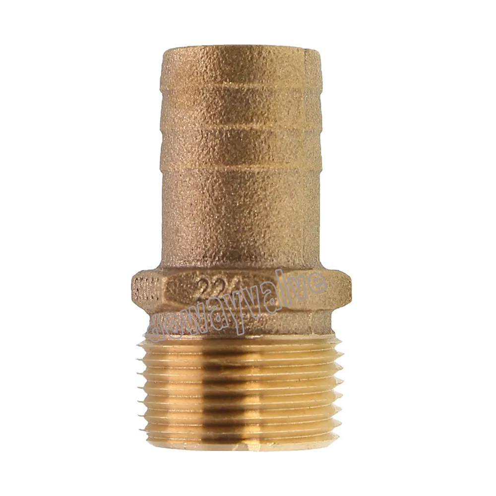 C83600 Bronze Casting Straight Hose Fitting