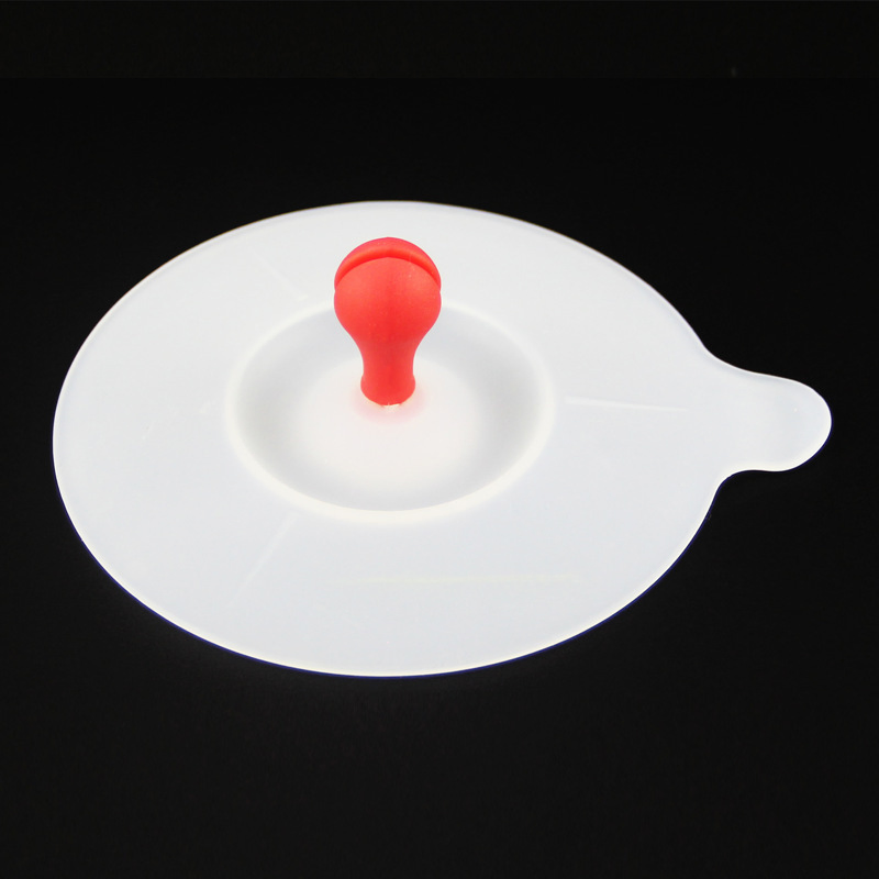 Factory Custom Suction Airtight Sealed Reusable Coffee Drink Cover Silicone Cup Lid
