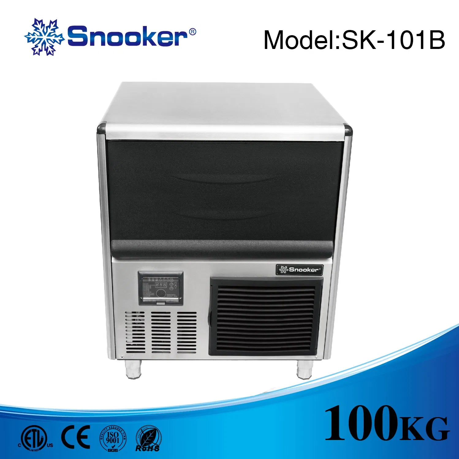 Under-Counter Type 50~100kg Ice Machine Ice Maker for Kitchen Bar