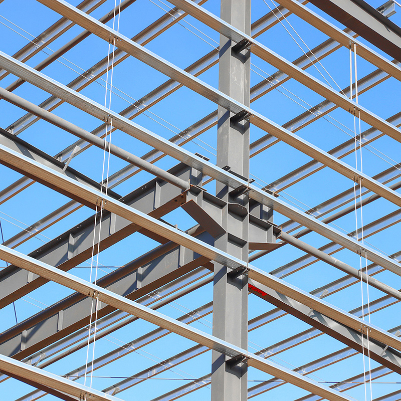 Prefabricated Building Structure Steel Frame Warehouse Workshop Apartment