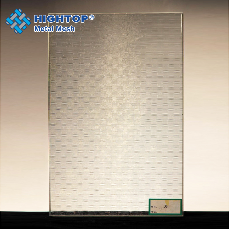 Architectural Decorative Mesh Mesh Laminated Glass for Subway Stations