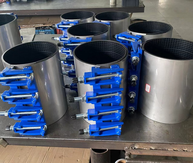 Ductile Iron Repair Clamp Cast Iron Repair Coupling Ductile Iron Repair Sleeve Ductile Iron Pipe Clamps 	1 Inch Repair Clamp