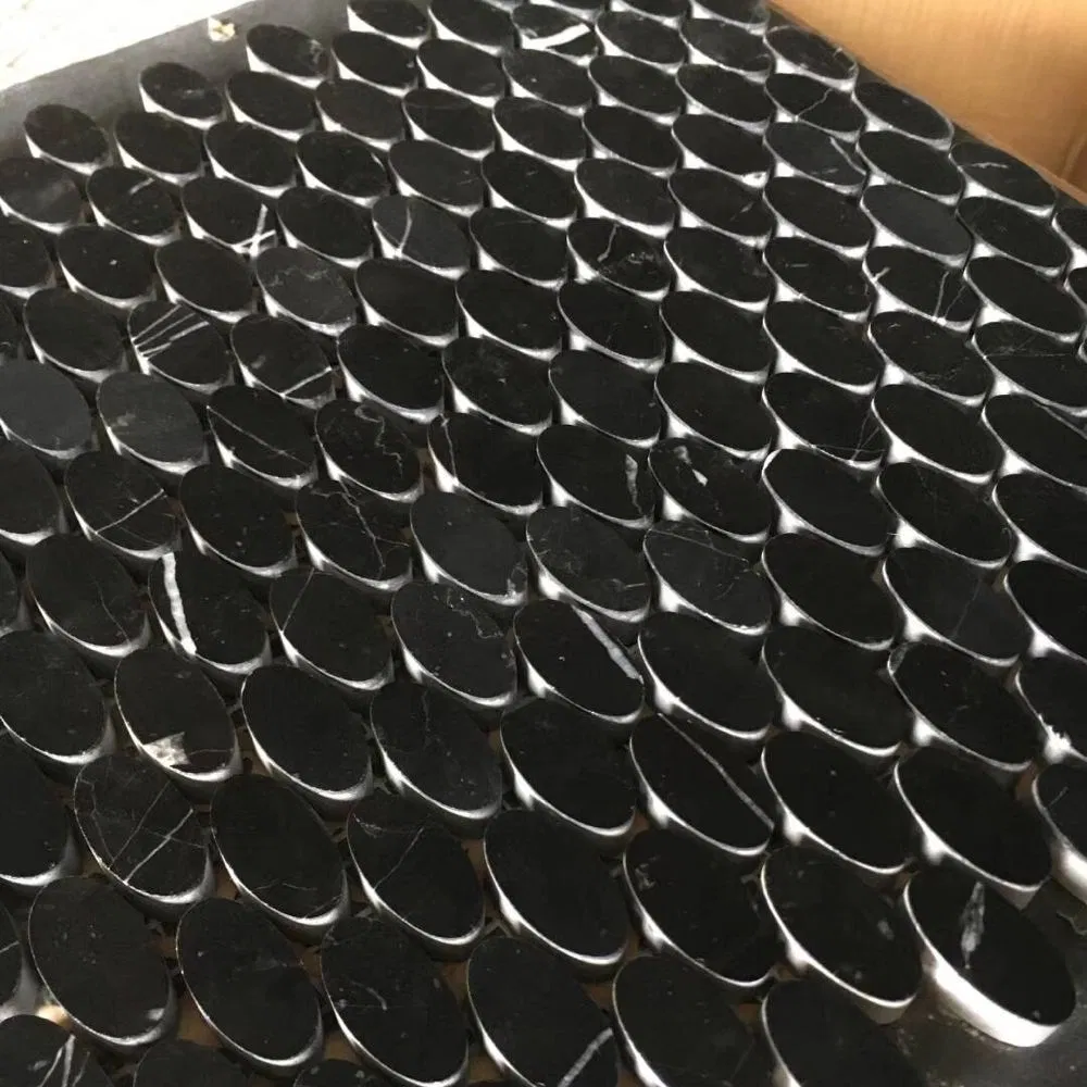 Custom Made Natural Stone Marble Mosaic Tiles for Flooring or Wall Panel Tile