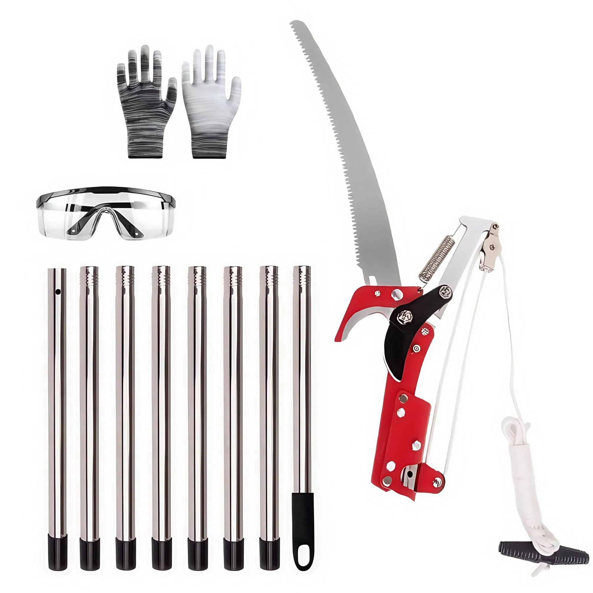 Ручная пила-штанга 13FT для обрезки высоких веток