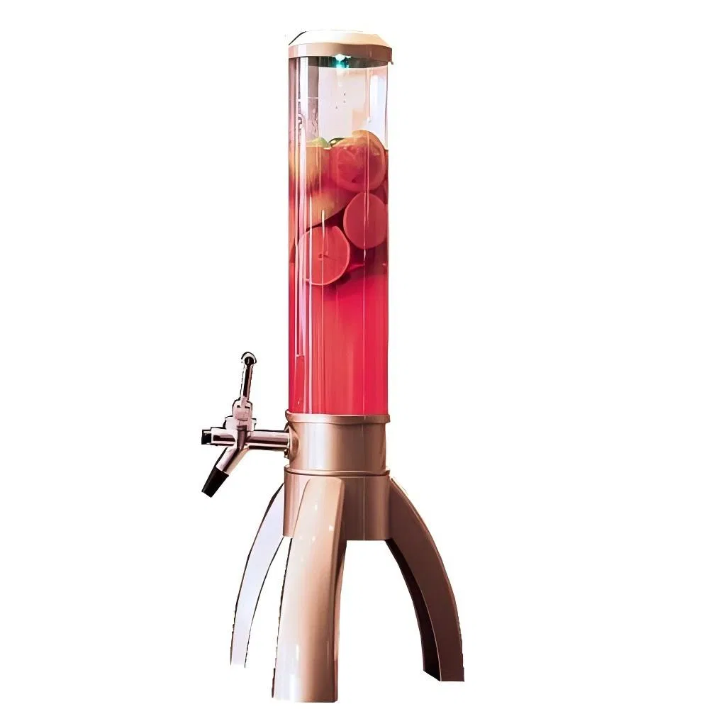 1.5L, 2L, 3L Customized Bar Juice Dispenser with Ice Tube Beer and Wine Tower