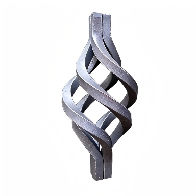 Wind Resistant Reinforced Wrought Iron Fence Outdoor Durable Load Bearing Hanging Basket