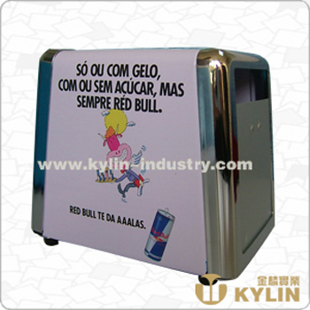 China Multicolor Durable Touchless Metal Napkin Dispenser