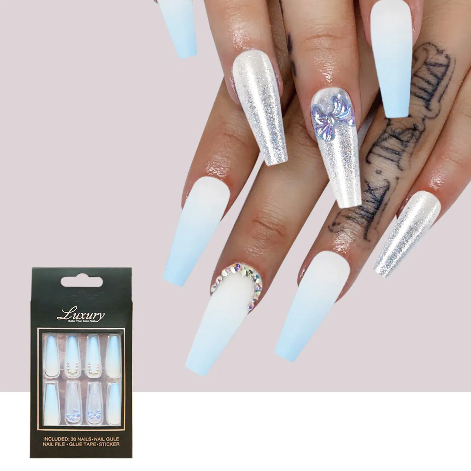Cheap Gel Nail Strips, Long Lasting Gel Nail Sticker for Nail Art