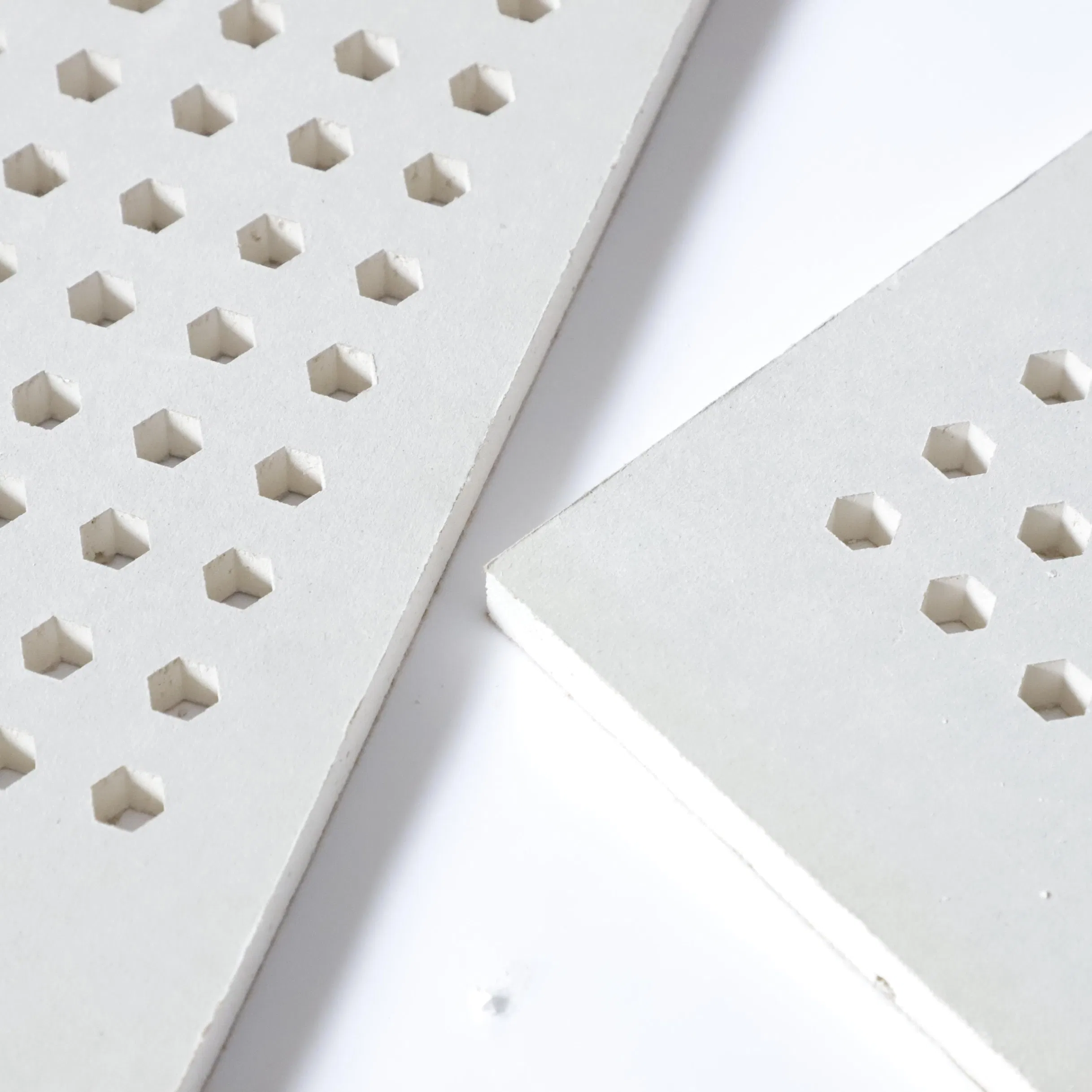 Contemporary PVC Faced Gypsum Board Featuring Creative Perforation Styles