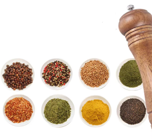 Manual Wood Mini Cumin Herb Grinder Set for Spices