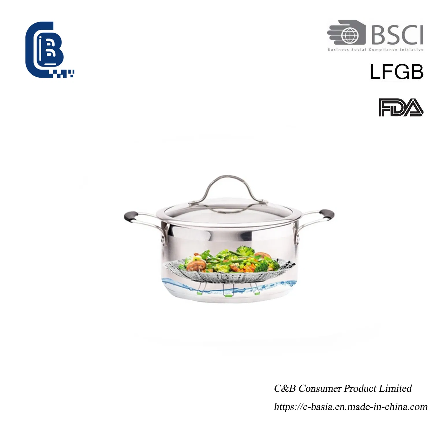 Foldable Stainless Steel Vegetable Steamer - Adjustable Collapsible Kitchen Gadget