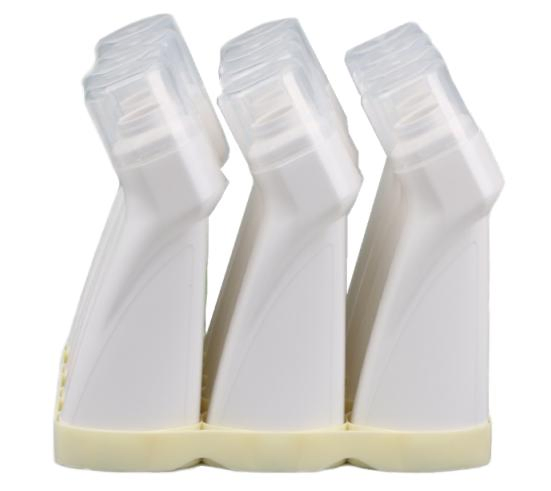 Leather Shoes Clean Liquid Shoe Oil Bottle with Sponge Applicator