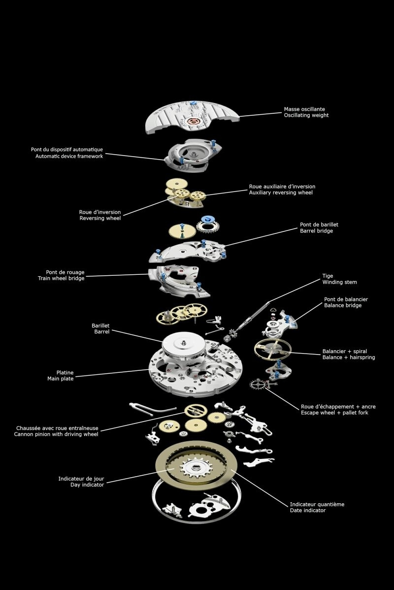 Silver Version of Business Sports Stainless Steel Waterproof Dial Automatic Men's Mechanical Watch