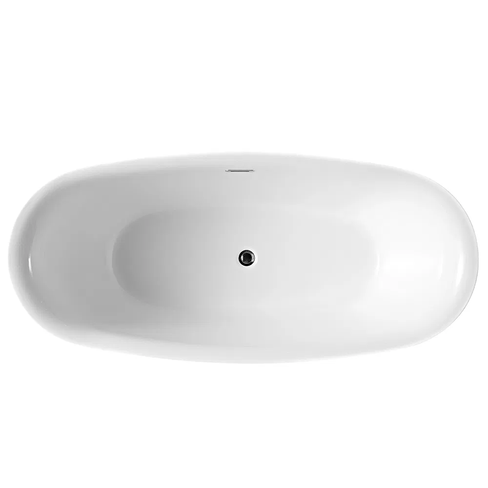 Современная овальная акриловая ванна