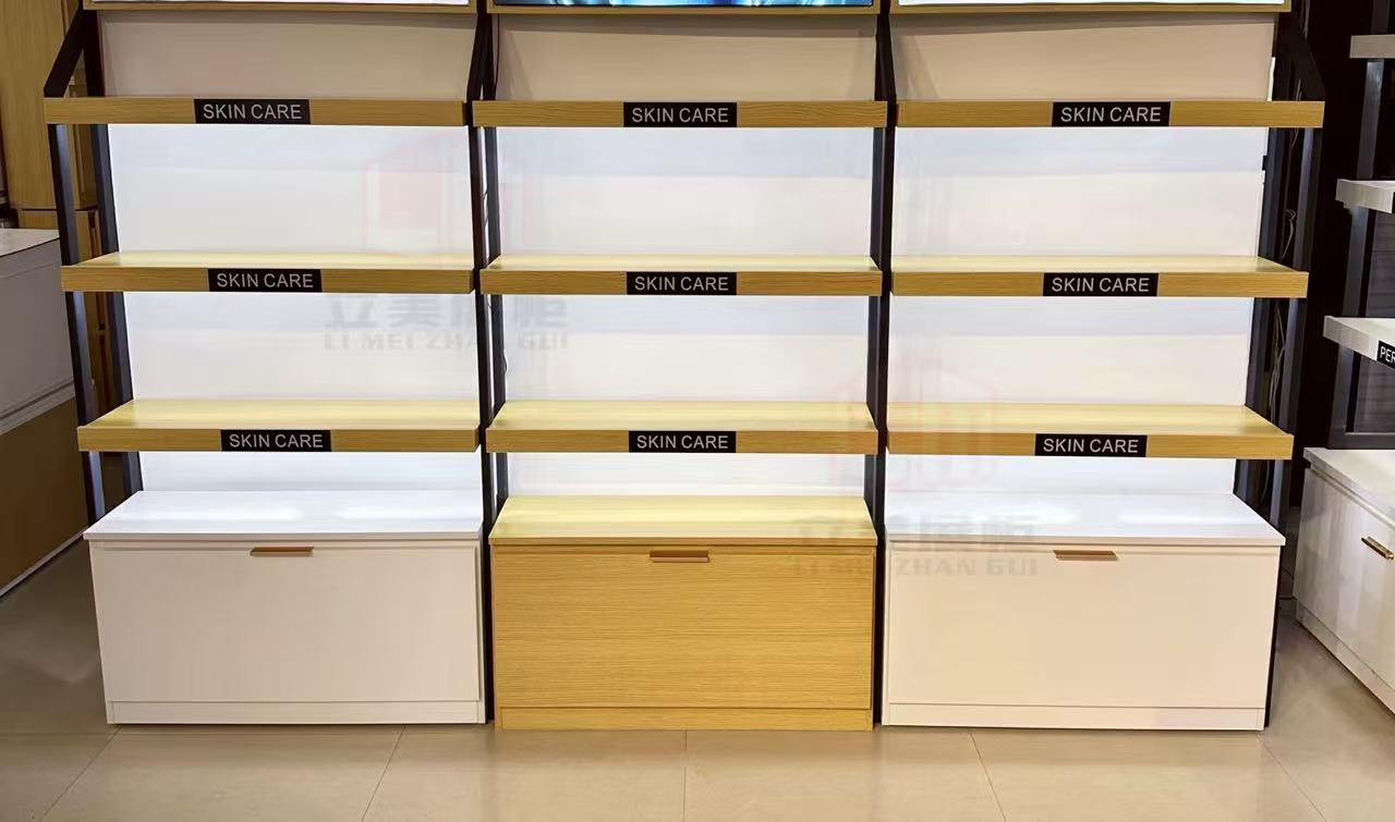 Custom One-Stop Cosmetic Beauty Makeup Store Stand Nail Polish Display Metal Rack