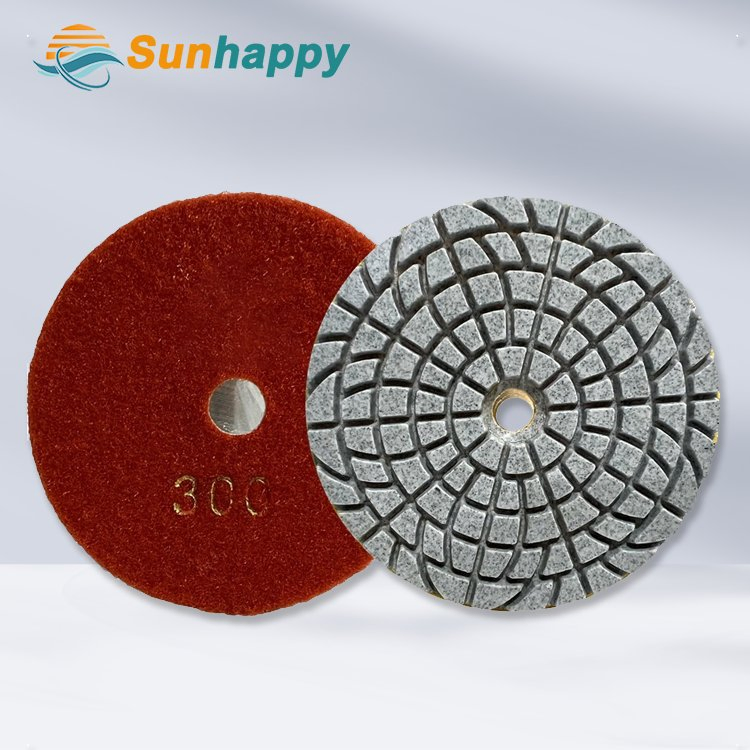 Diamond Polishing Pads High Efficiency/Long Life/No Staining Diamond Wet Polishing Pads for Granite Cement Concrete Floor Grinder Polisher