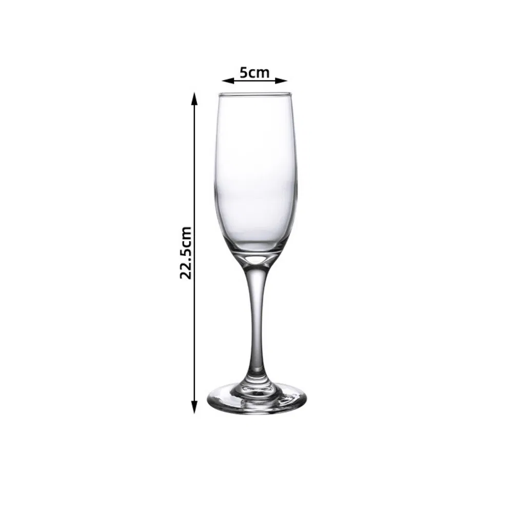 Бокалы для шампанского Crystal Glass, прямые
