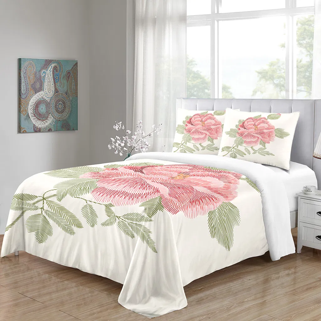 Soft and Durable Bedding Sets, Boho Floral Comforter Set