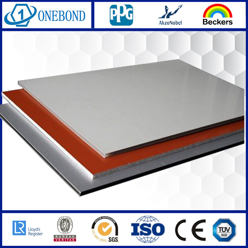 PVDF Composite Exterior Wall Panels Aluminum Composite Panel