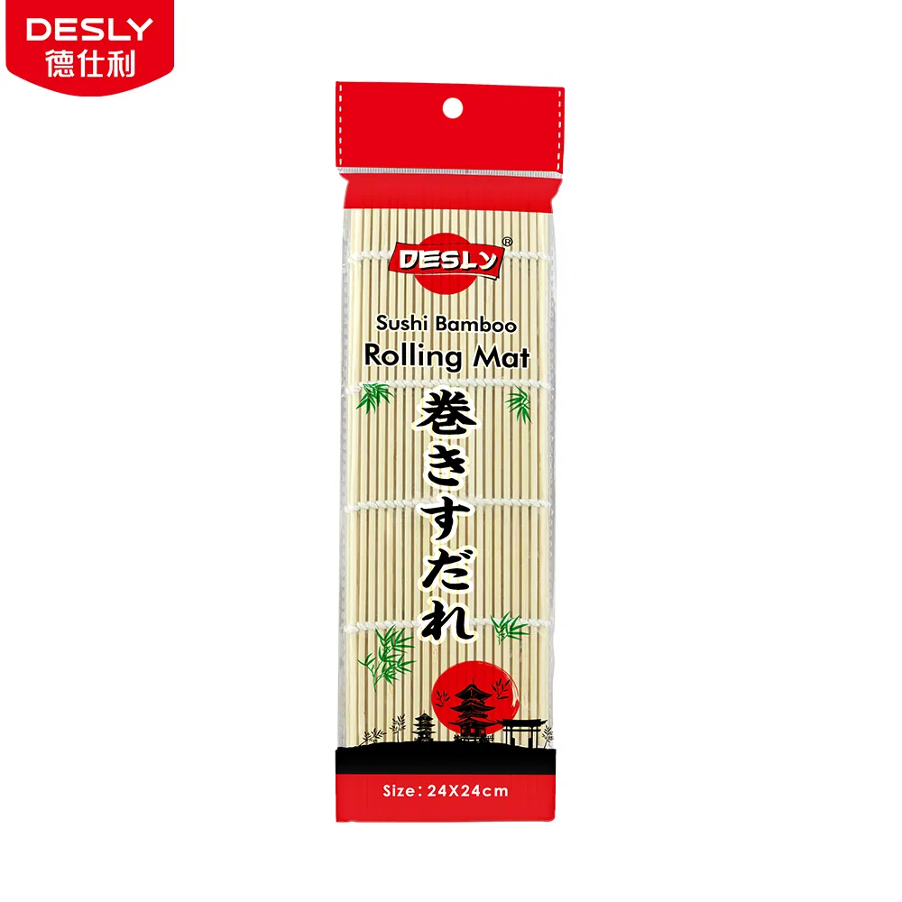 Factory Direct Wholesale Japanese Food Bamboo Sushi Rolling Mat for Home