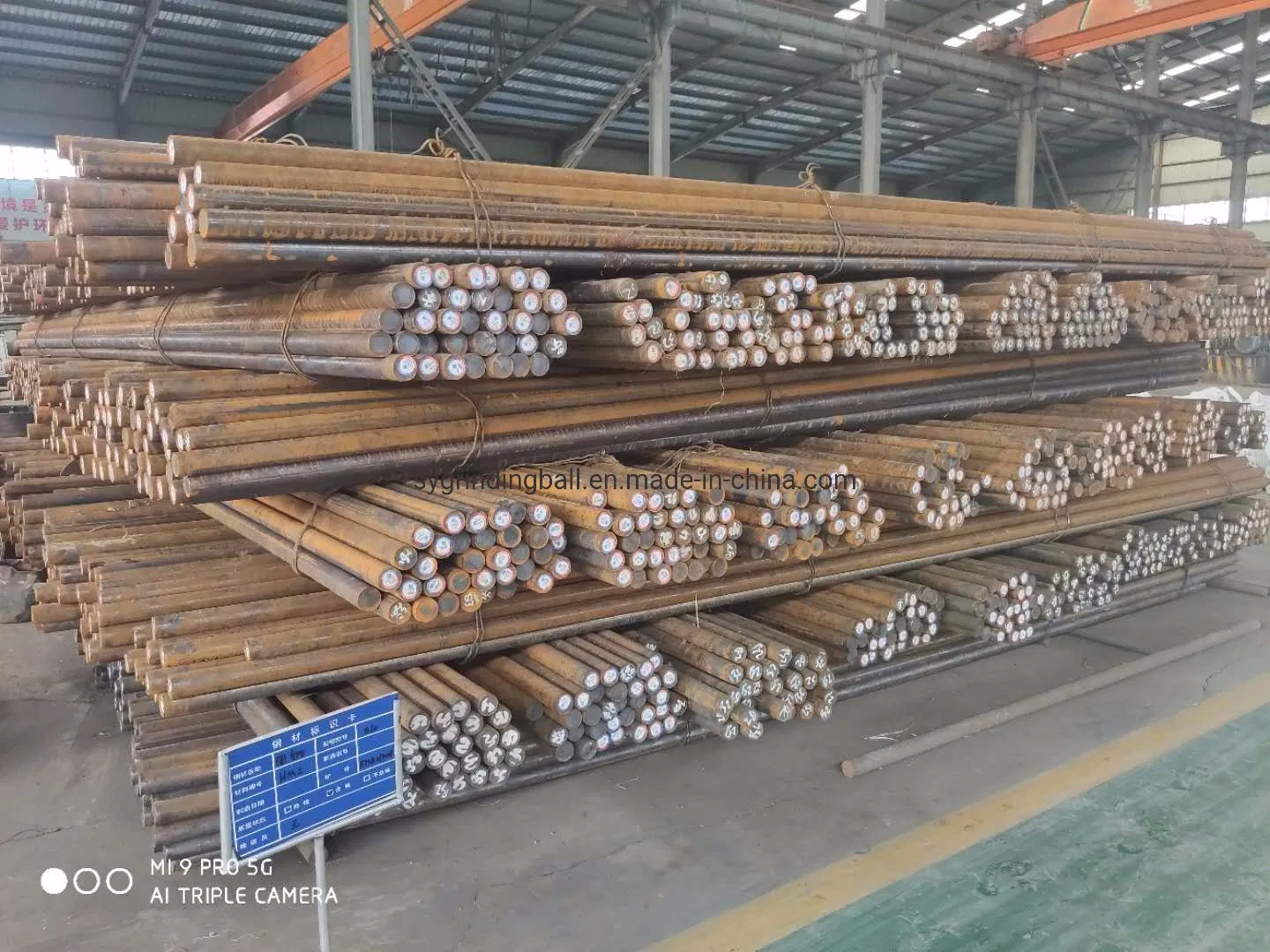 Износостойкие стальные помольные стержни 30-150 мм